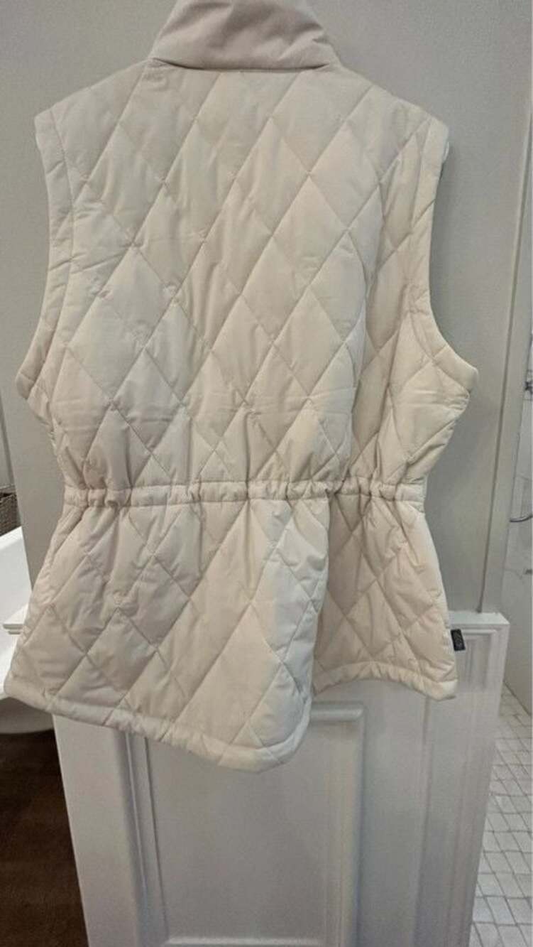 Beige Puffer Vest by Free Country - Picture 3 of 3